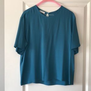 Equipment Silk Blouse with Back Opening